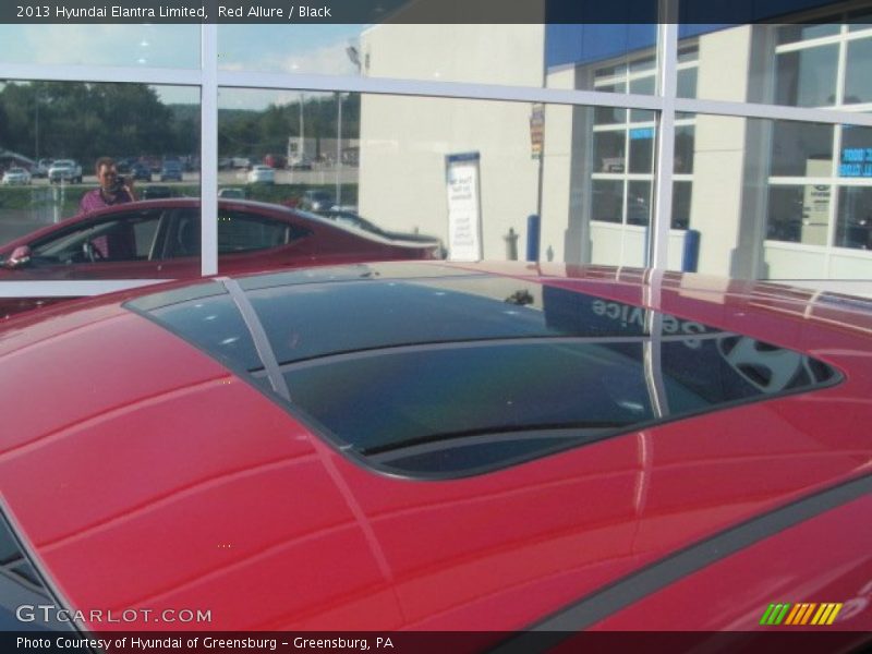 Red Allure / Black 2013 Hyundai Elantra Limited
