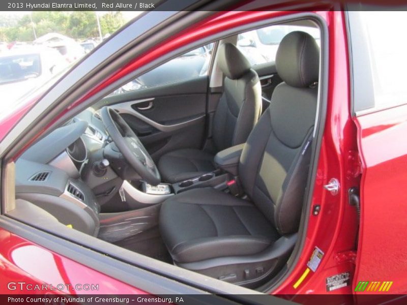 Red Allure / Black 2013 Hyundai Elantra Limited
