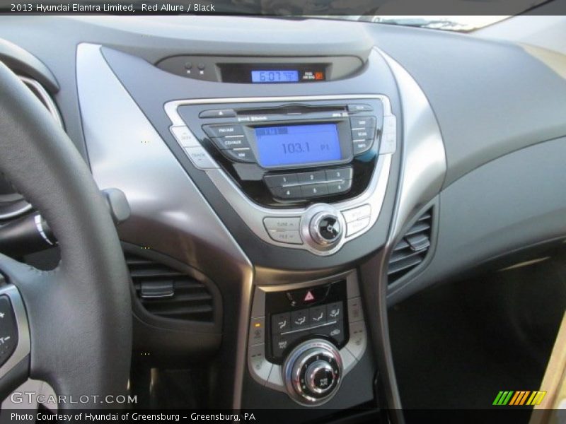 Red Allure / Black 2013 Hyundai Elantra Limited