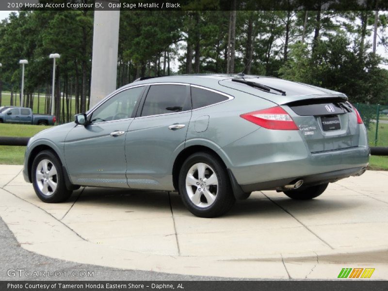 Opal Sage Metallic / Black 2010 Honda Accord Crosstour EX