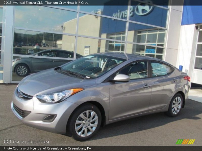 Titanium Gray Metallic / Gray 2013 Hyundai Elantra GLS