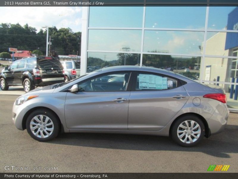 Titanium Gray Metallic / Gray 2013 Hyundai Elantra GLS