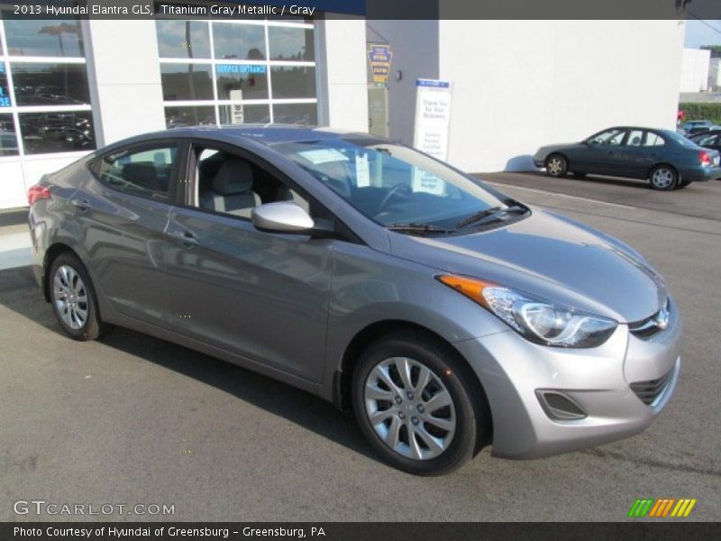 Titanium Gray Metallic / Gray 2013 Hyundai Elantra GLS