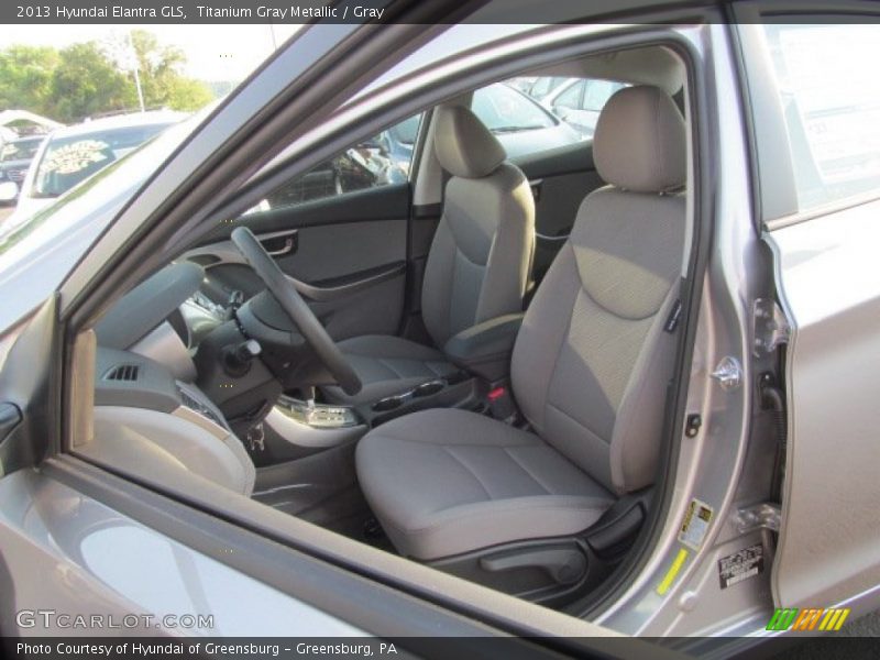 Titanium Gray Metallic / Gray 2013 Hyundai Elantra GLS