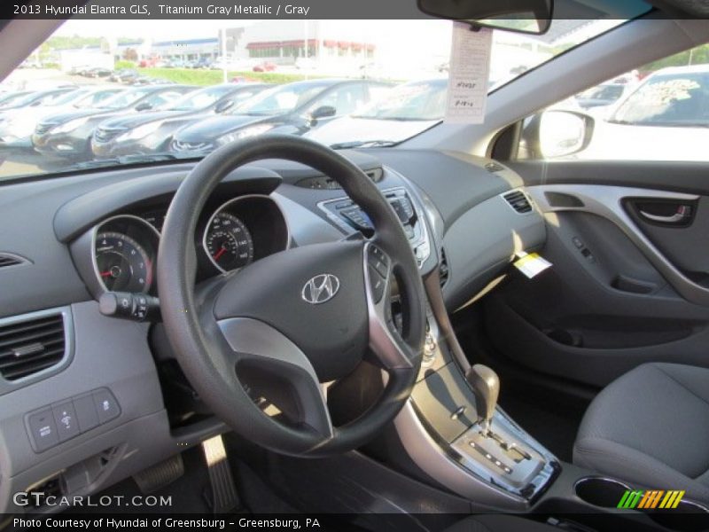 Titanium Gray Metallic / Gray 2013 Hyundai Elantra GLS