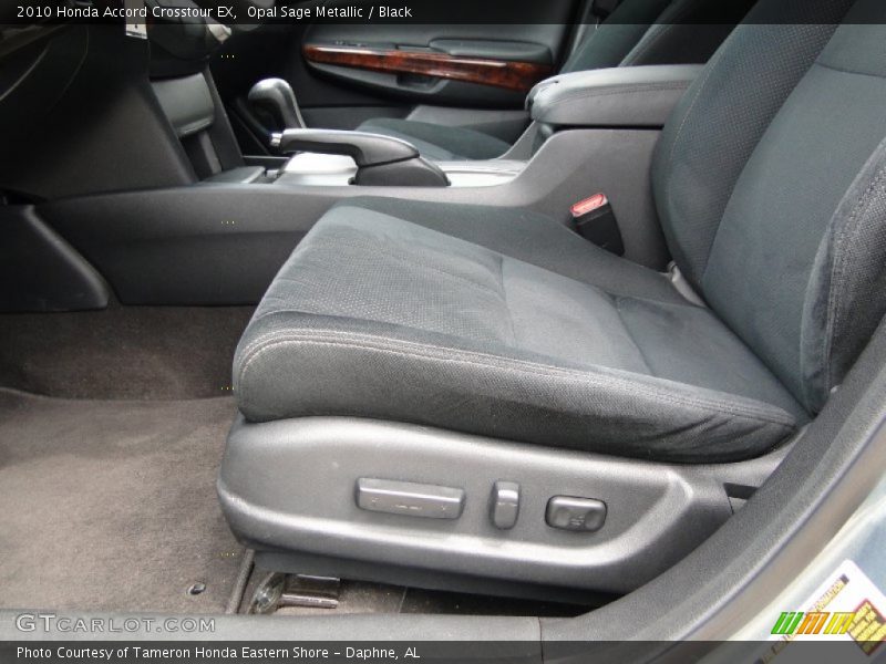Opal Sage Metallic / Black 2010 Honda Accord Crosstour EX