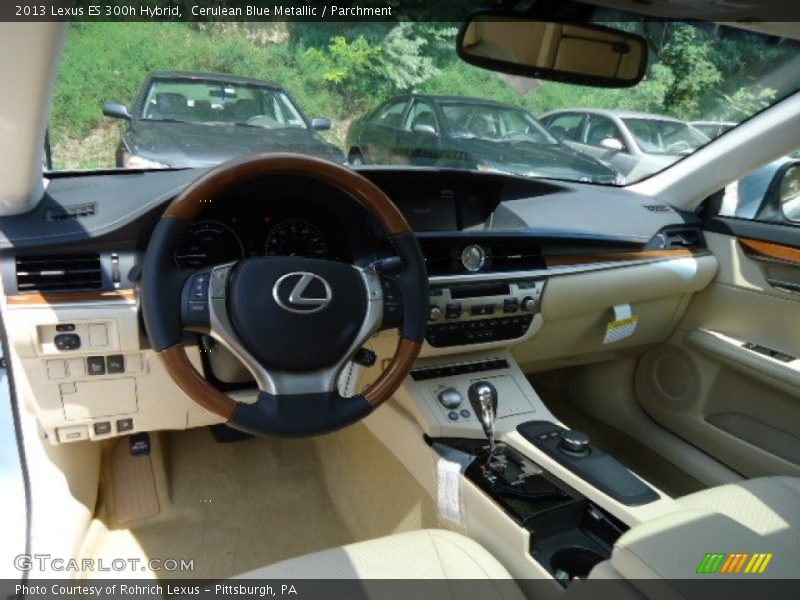  2013 ES 300h Hybrid Parchment Interior