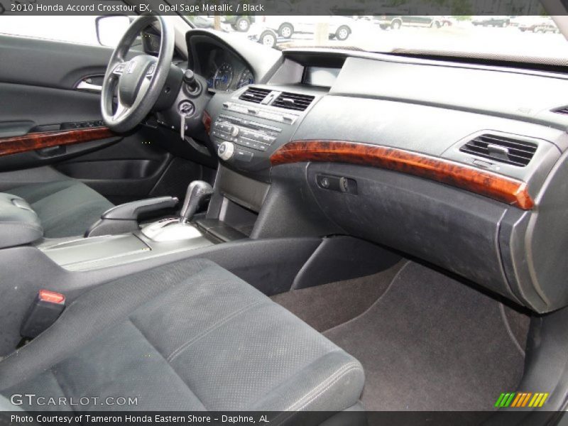Opal Sage Metallic / Black 2010 Honda Accord Crosstour EX