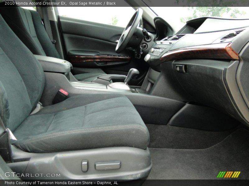 Opal Sage Metallic / Black 2010 Honda Accord Crosstour EX