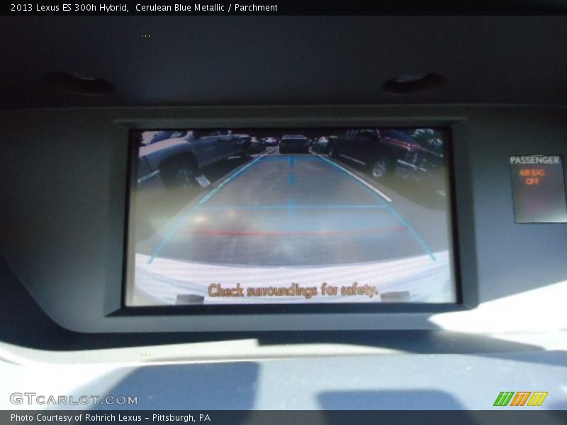 Cerulean Blue Metallic / Parchment 2013 Lexus ES 300h Hybrid