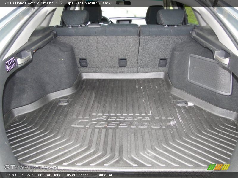 Opal Sage Metallic / Black 2010 Honda Accord Crosstour EX