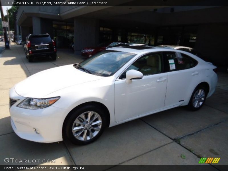 Starfire White Pearl / Parchment 2013 Lexus ES 300h Hybrid