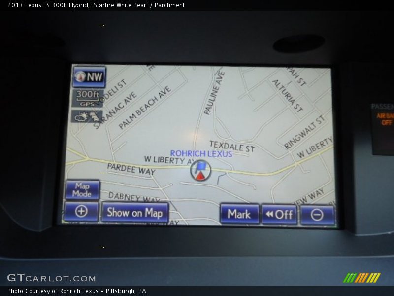 Starfire White Pearl / Parchment 2013 Lexus ES 300h Hybrid