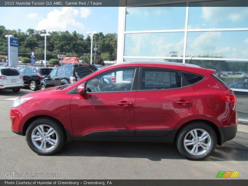  2013 Tucson GLS AWD Garnet Red