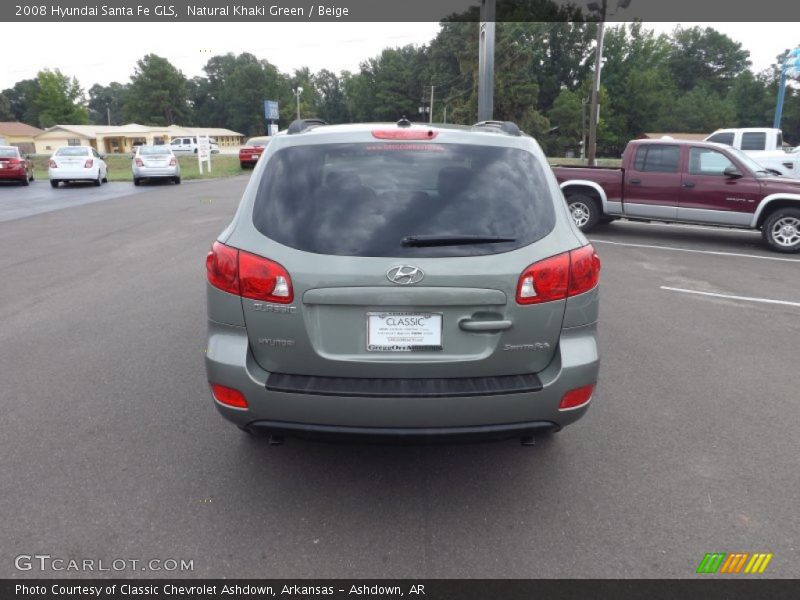 Natural Khaki Green / Beige 2008 Hyundai Santa Fe GLS