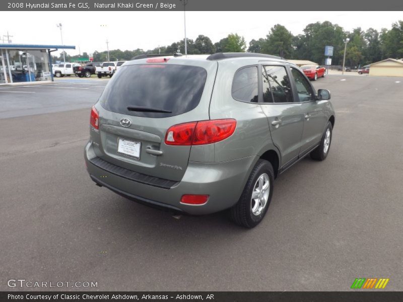 Natural Khaki Green / Beige 2008 Hyundai Santa Fe GLS