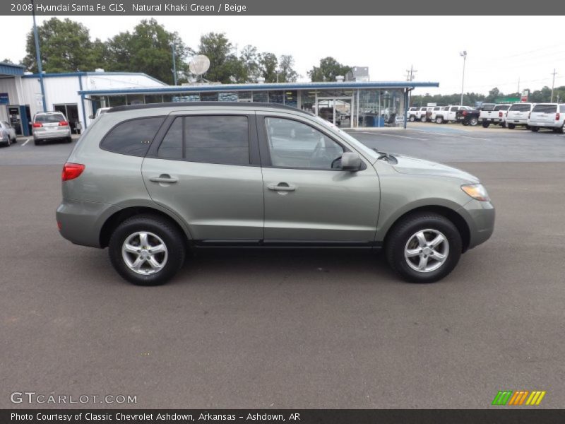 Natural Khaki Green / Beige 2008 Hyundai Santa Fe GLS