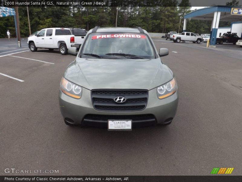 Natural Khaki Green / Beige 2008 Hyundai Santa Fe GLS