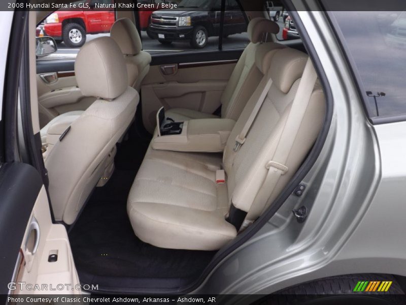 Natural Khaki Green / Beige 2008 Hyundai Santa Fe GLS