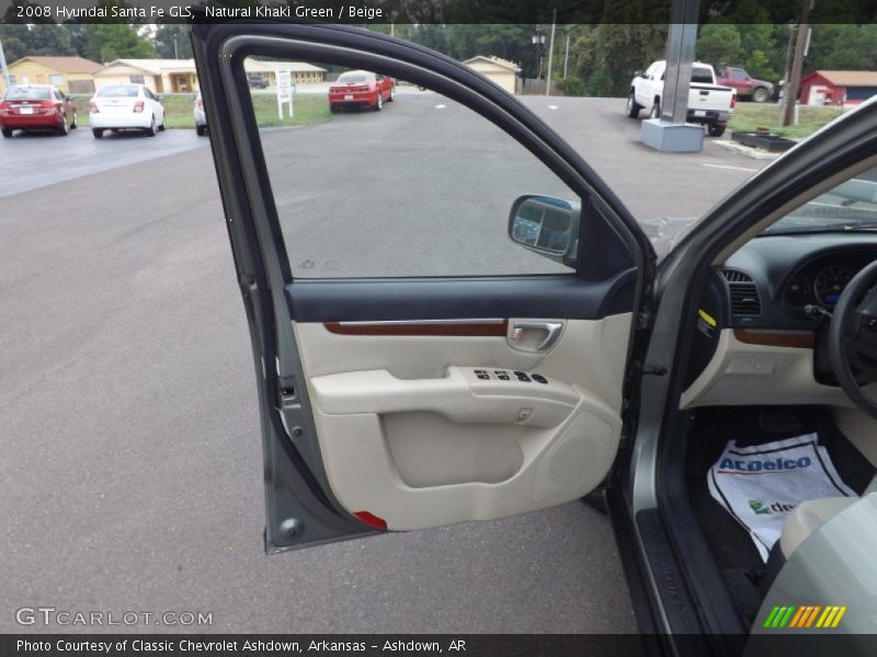 Natural Khaki Green / Beige 2008 Hyundai Santa Fe GLS