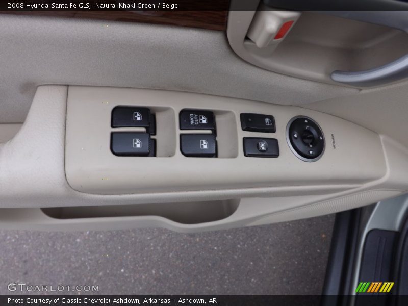 Natural Khaki Green / Beige 2008 Hyundai Santa Fe GLS