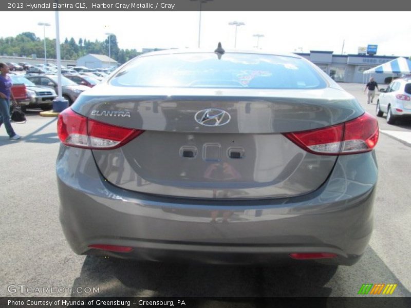 Harbor Gray Metallic / Gray 2013 Hyundai Elantra GLS