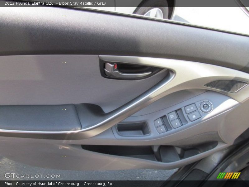 Harbor Gray Metallic / Gray 2013 Hyundai Elantra GLS