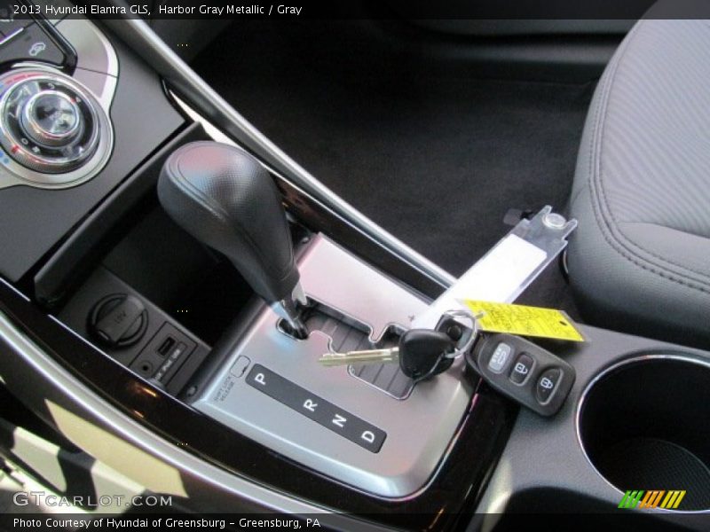 Harbor Gray Metallic / Gray 2013 Hyundai Elantra GLS