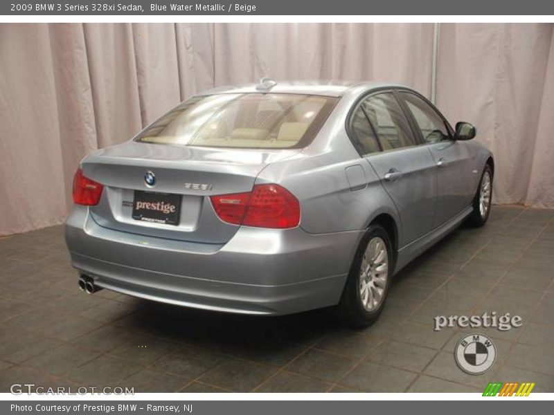 Blue Water Metallic / Beige 2009 BMW 3 Series 328xi Sedan