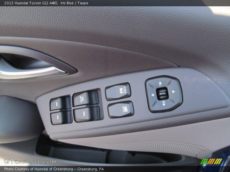 Iris Blue / Taupe 2013 Hyundai Tucson GLS AWD