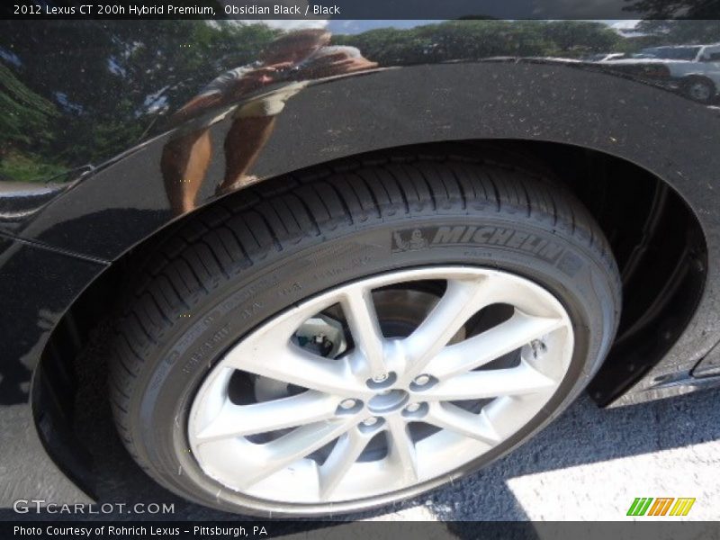 Obsidian Black / Black 2012 Lexus CT 200h Hybrid Premium