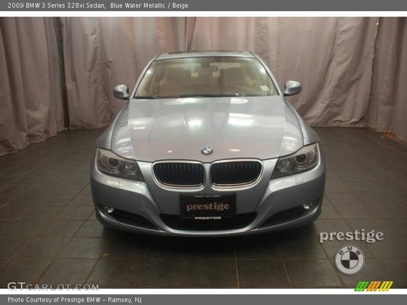 Blue Water Metallic / Beige 2009 BMW 3 Series 328xi Sedan