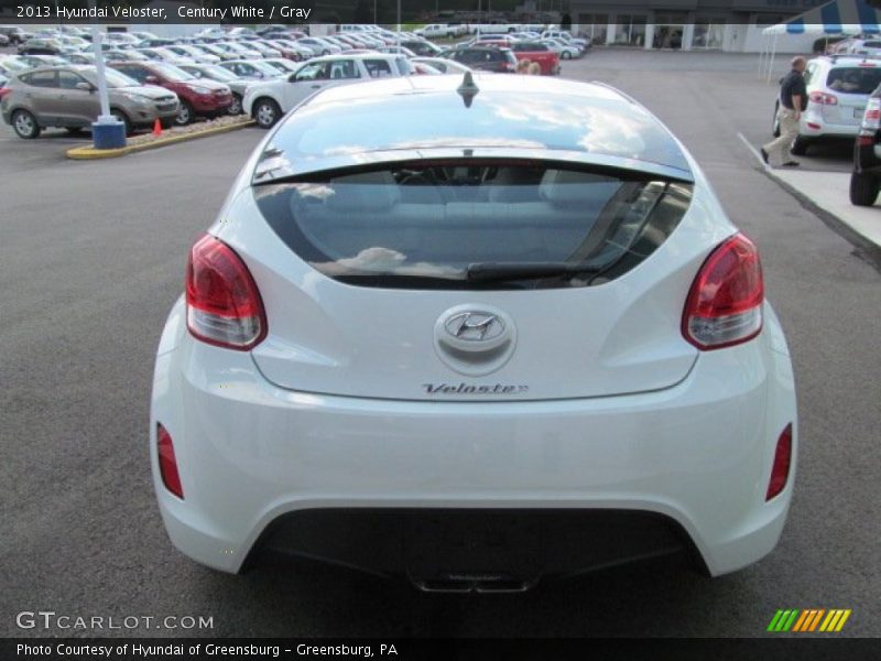 Century White / Gray 2013 Hyundai Veloster