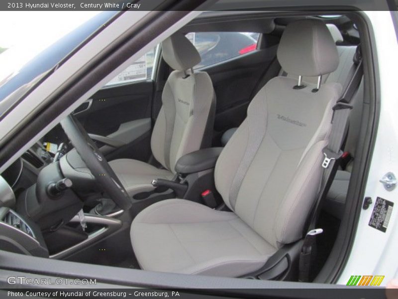 Century White / Gray 2013 Hyundai Veloster