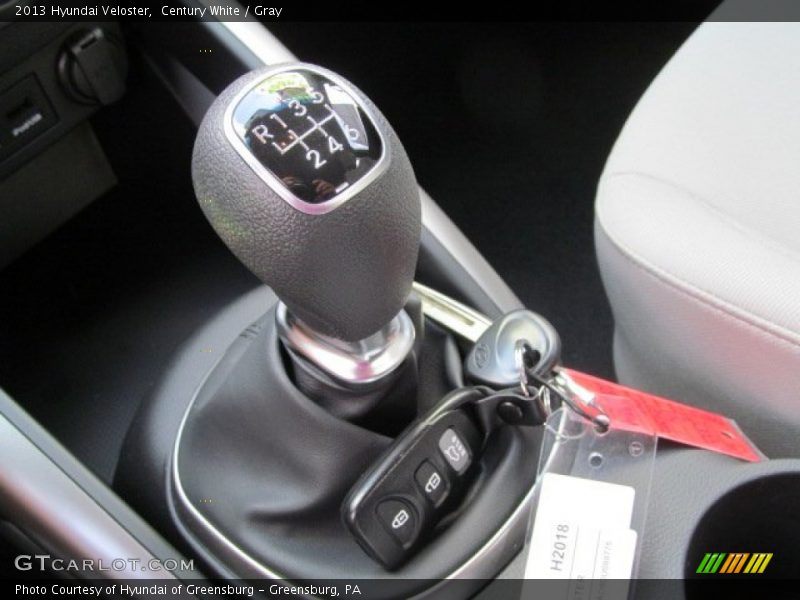 Century White / Gray 2013 Hyundai Veloster