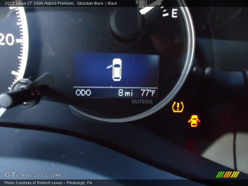 Obsidian Black / Black 2012 Lexus CT 200h Hybrid Premium