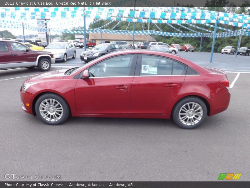 Crystal Red Metallic / Jet Black 2012 Chevrolet Cruze Eco
