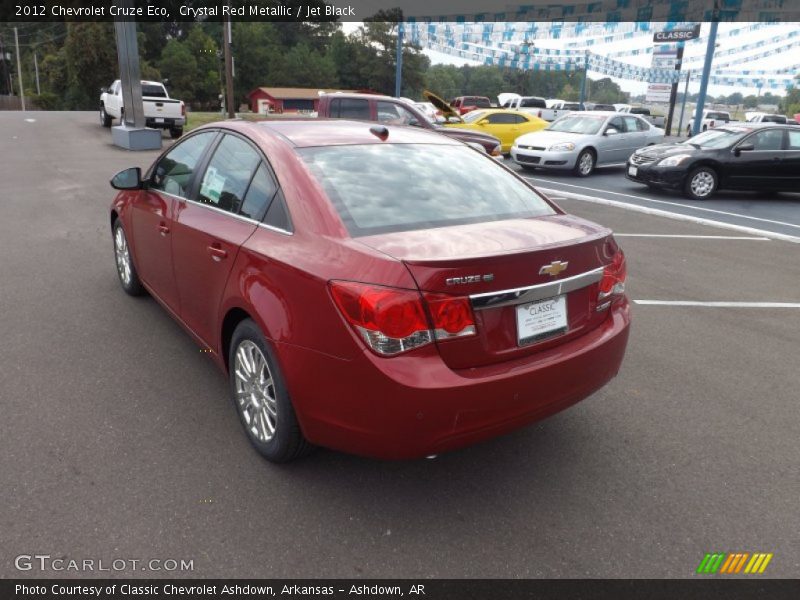 Crystal Red Metallic / Jet Black 2012 Chevrolet Cruze Eco