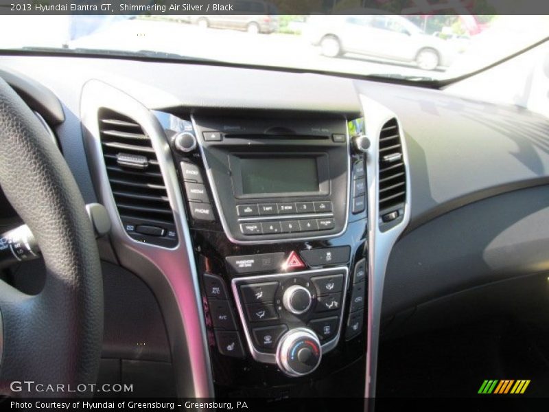 Shimmering Air Silver / Black 2013 Hyundai Elantra GT