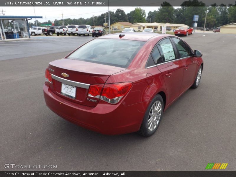 Crystal Red Metallic / Jet Black 2012 Chevrolet Cruze Eco
