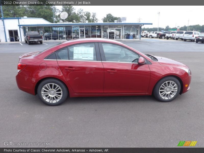 Crystal Red Metallic / Jet Black 2012 Chevrolet Cruze Eco