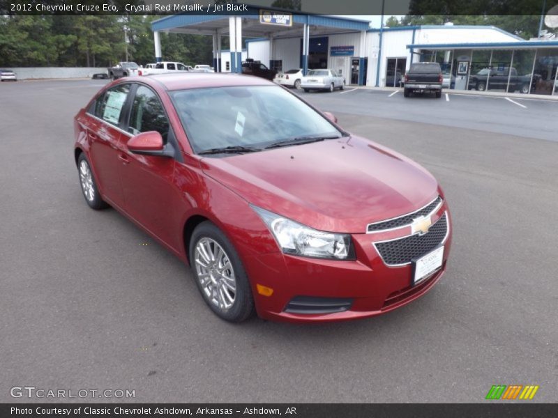 Crystal Red Metallic / Jet Black 2012 Chevrolet Cruze Eco