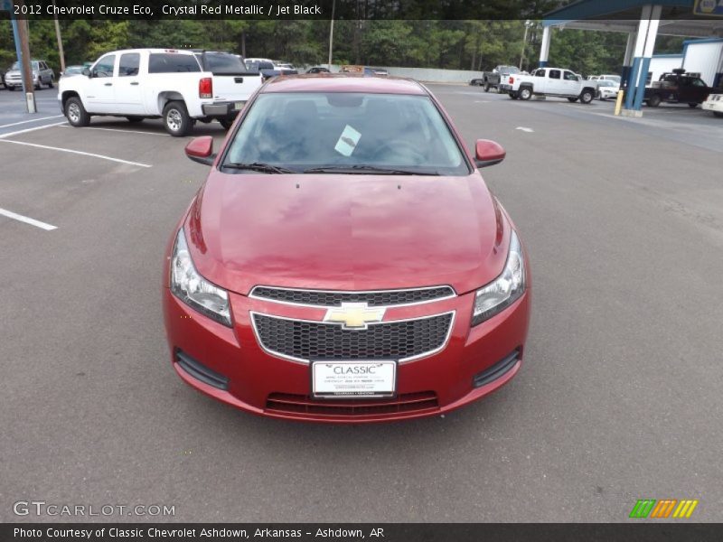 Crystal Red Metallic / Jet Black 2012 Chevrolet Cruze Eco