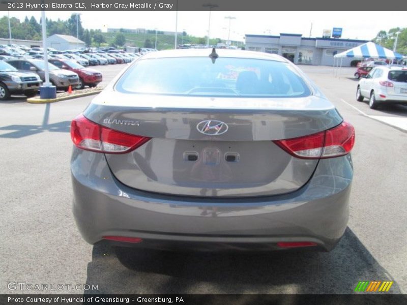 Harbor Gray Metallic / Gray 2013 Hyundai Elantra GLS