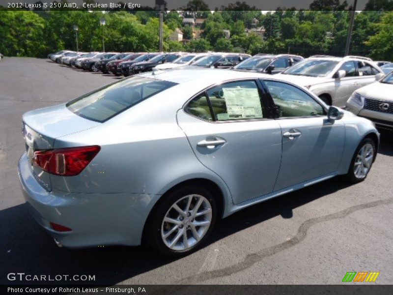 Cerulean Blue / Ecru 2012 Lexus IS 250 AWD