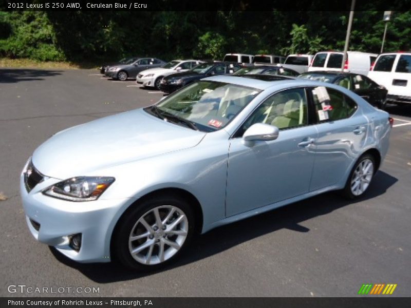 Cerulean Blue / Ecru 2012 Lexus IS 250 AWD