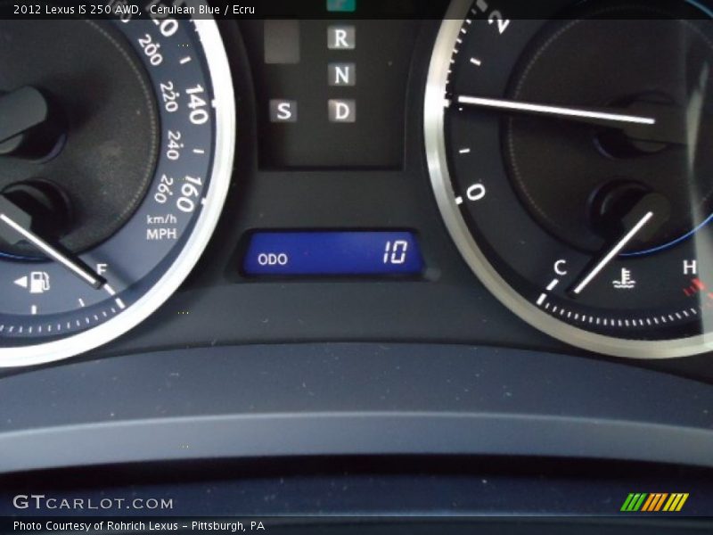 Cerulean Blue / Ecru 2012 Lexus IS 250 AWD