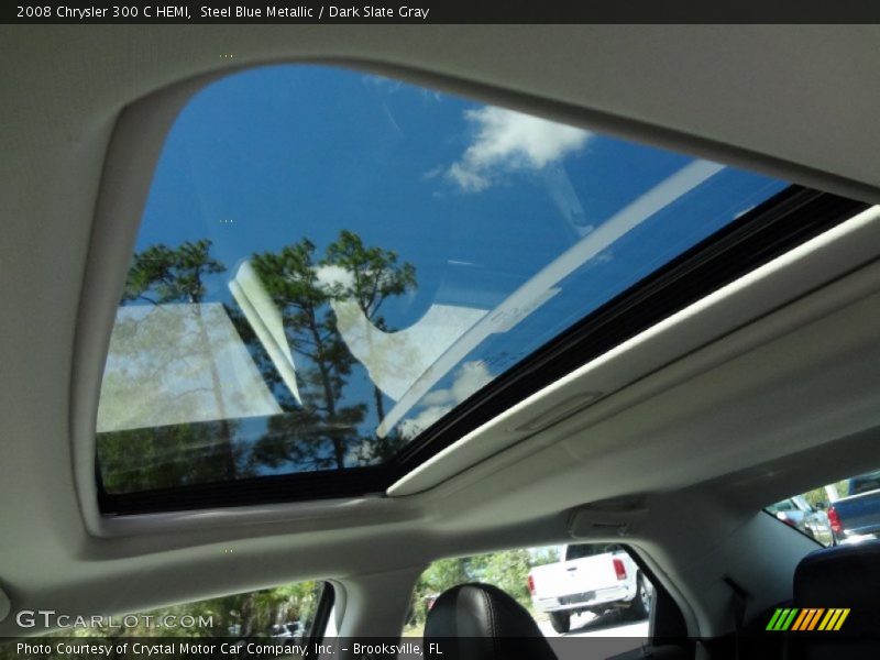 Steel Blue Metallic / Dark Slate Gray 2008 Chrysler 300 C HEMI