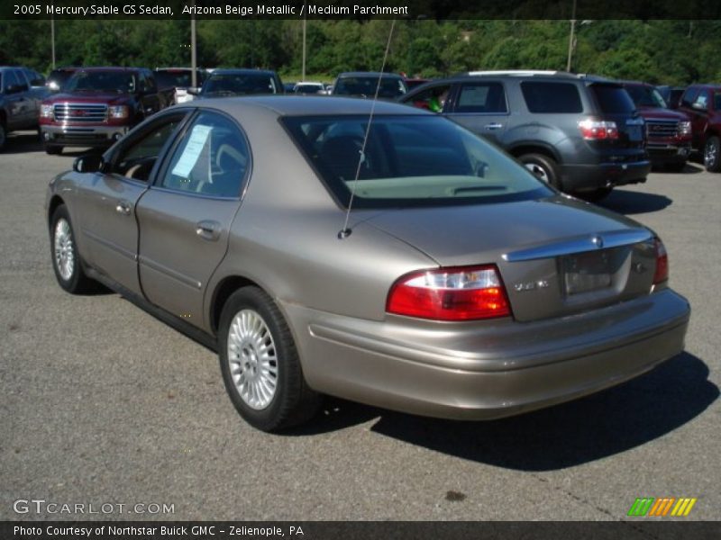Arizona Beige Metallic / Medium Parchment 2005 Mercury Sable GS Sedan