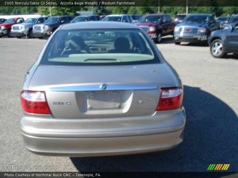 Arizona Beige Metallic / Medium Parchment 2005 Mercury Sable GS Sedan